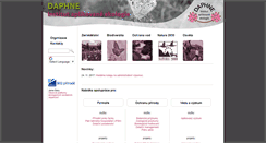 Desktop Screenshot of daphne.cz
